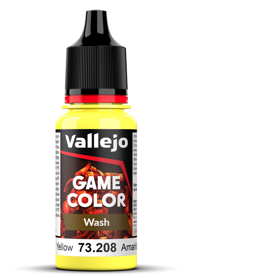 Game Color Wash - Jaune – Yellow - VALLEJO 73.208
