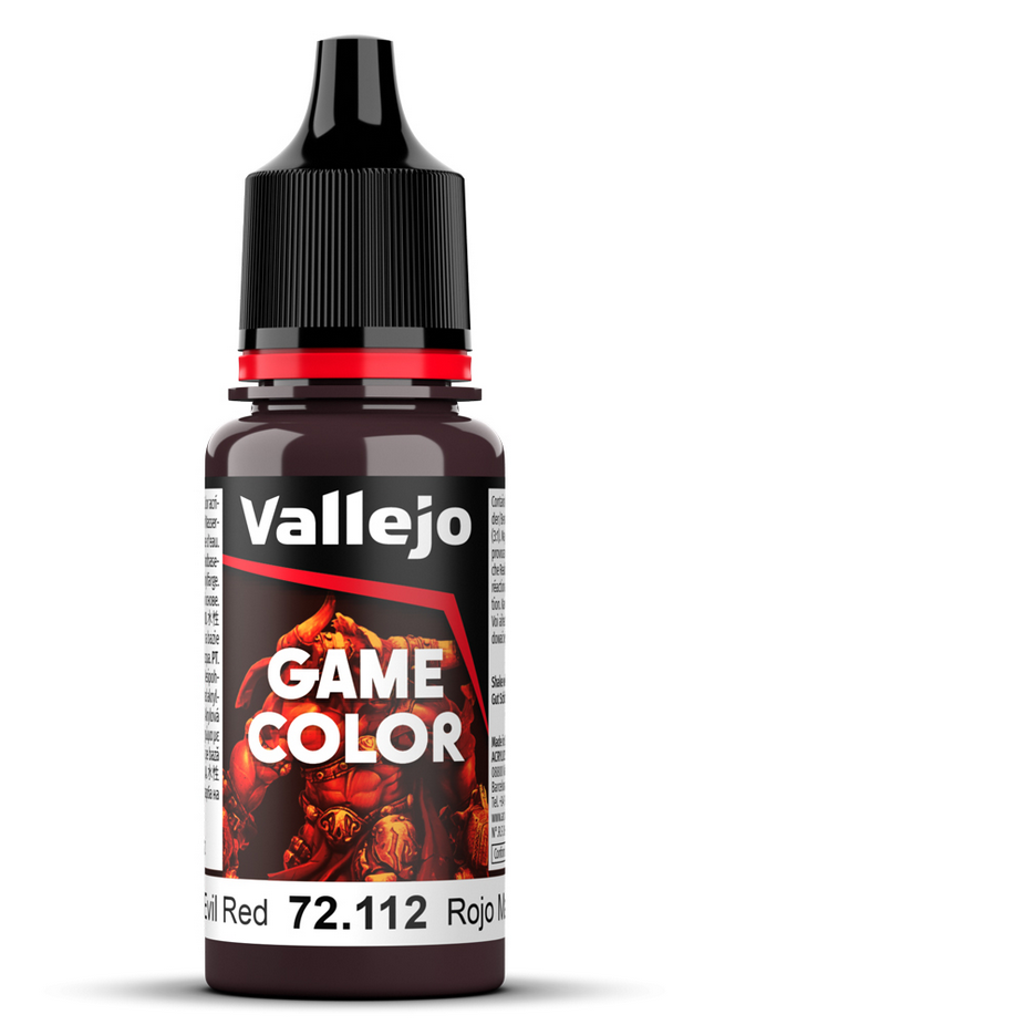 Game Color - Rouge Maléfique – Evil Red - VALLEJO 72.112