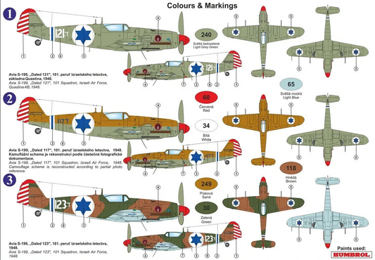 Avia S-199 "Sakin" Israeli Service - KP MODELS 1/72