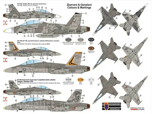 F-18B Hornet - KP MODELS 1/72