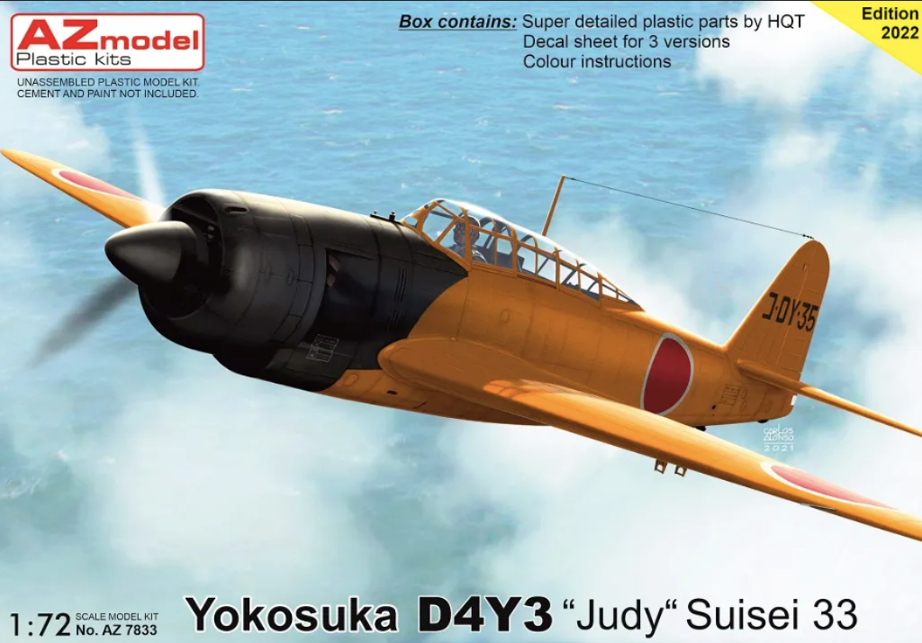 Yokosuka D4Y3 "Judy" Suisei 33 - AZ MODEL 1/72