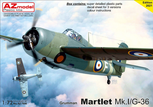 Grumman Martlet Mk.I/G-36 - AZ MODEL 1/72