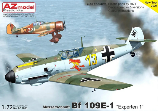 Messerschmitt Bf 109E-1 "Experten 1" - AZ MODEL 1/72