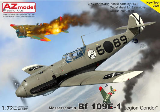 Messerschmitt Bf 109E-1 "Legion Condor" - AZ MODEL 1/72
