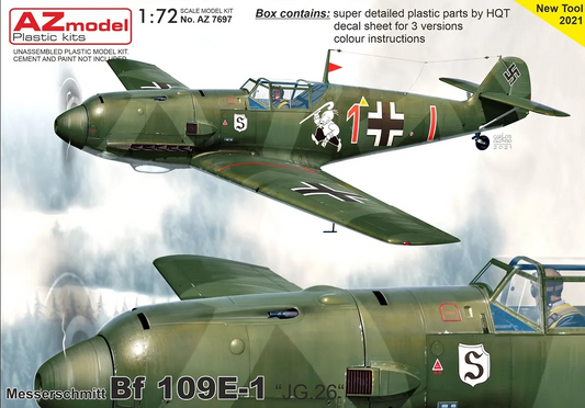 Messerschmitt Bf 109E-1 "JG.26" - AZ MODEL 1/72