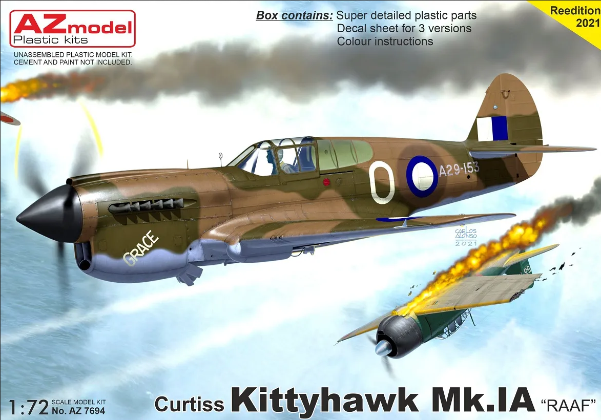 Curtiss Kittyhawk Mk.IA "RAAF" - AZ MODEL 1/72
