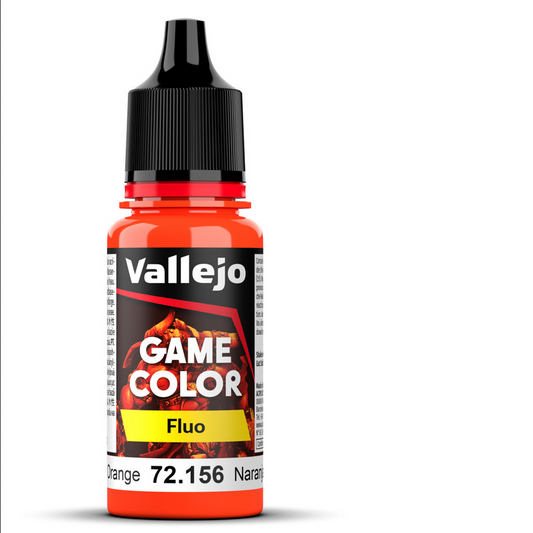 Game Color Fluo - Orange Fluo – Fluorescent Orange - VALLEJO 72.156