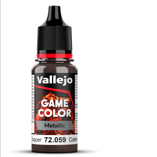 Game Color Metallic - Cuivre Bruni – Hammered Copper - VALLEJO 72.059