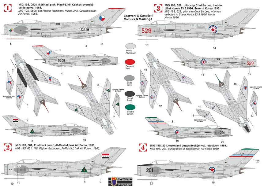Mikoyan MIG-19S "Silver Wings" - KP MODELS 1/72