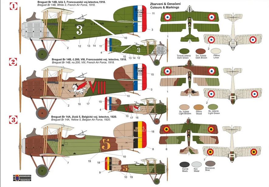 Breguet Bre-14A - KP MODELS 1/72