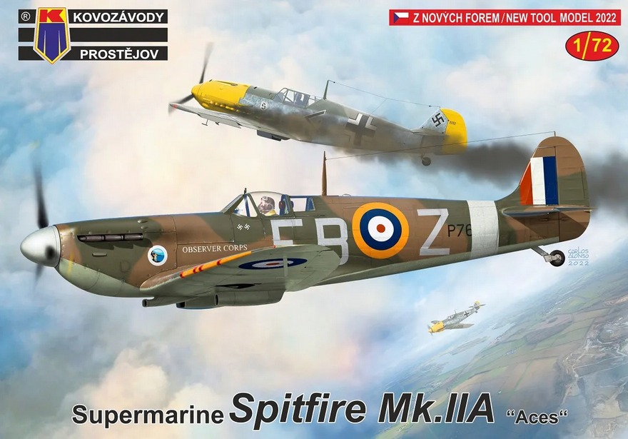Supermarine Spitfire Mk.IIA "Aces" - KP MODELS 1/72