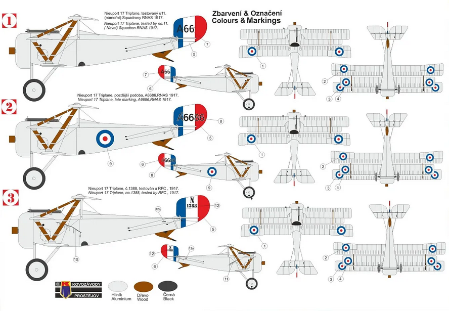 Nieuport Triplane "RFC/RNAS" - KP MODELS 1/72