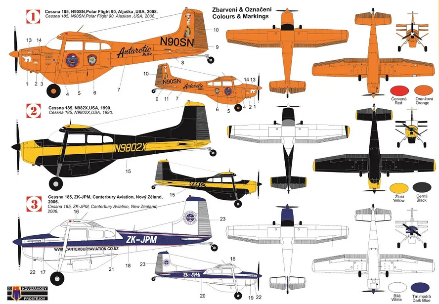 Cessna C-185 Skywagon "Special" - KP MODELS 1/72