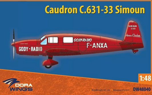 Caudron C.631-33 Simoun - DORA WINGS 1/48