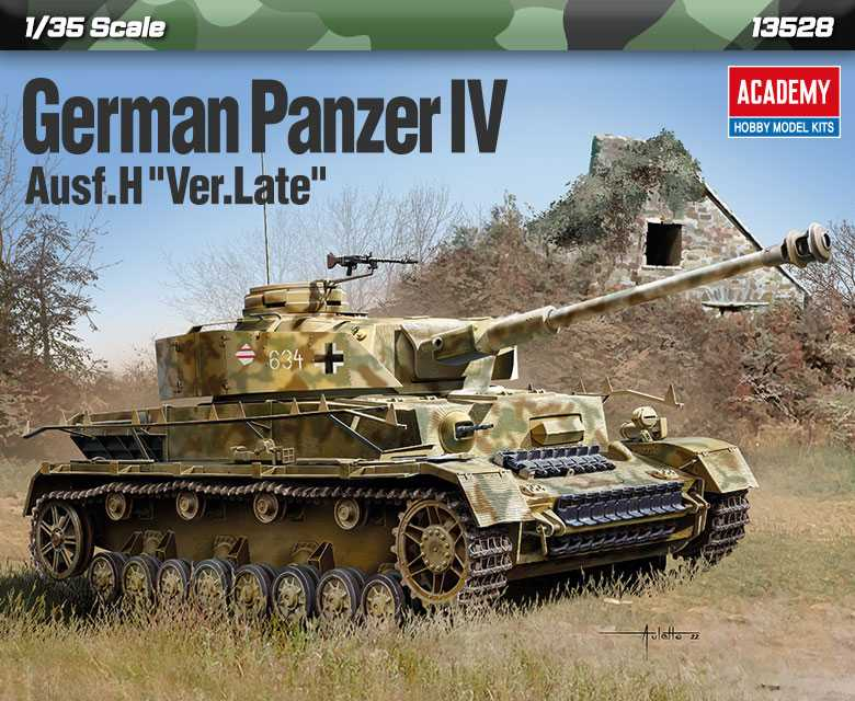 German Panzer IV Ausf. H (late vers.) - ACADEMY 1/35