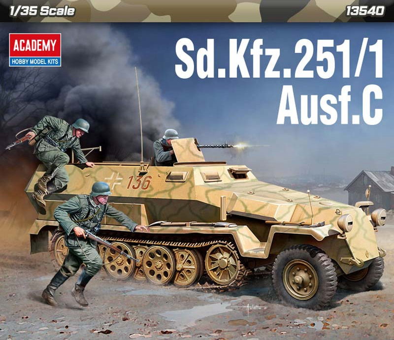 Sd.kfz. 251/1 Ausf. C - ACADEMY 1/35