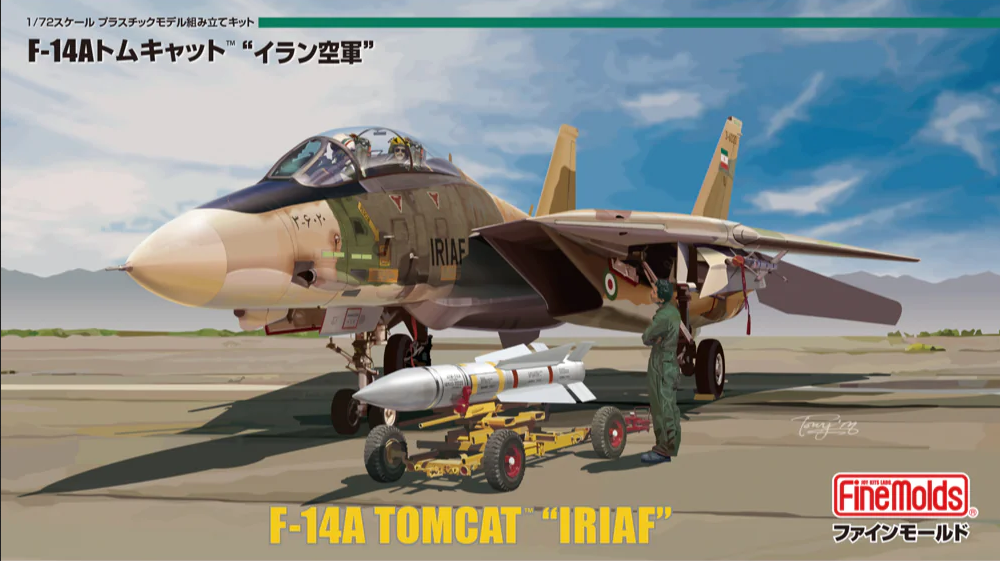 Grumman F-14A Tomcat "IRIAF" Iranian Air Force - FINEMOLDS 1/72