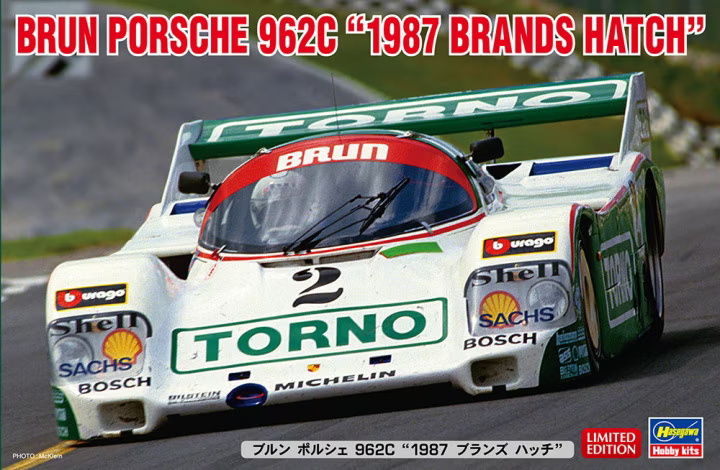 Brun Porsche 962C "1987 Brands Hatch" - HASEGAWA 1/24