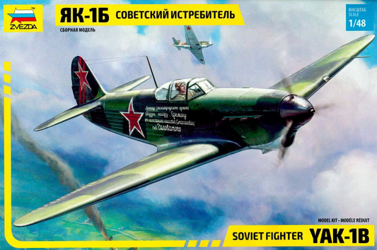 Yakovlev Yak-1B Soviet Fighter - ZVEZDA 1/48