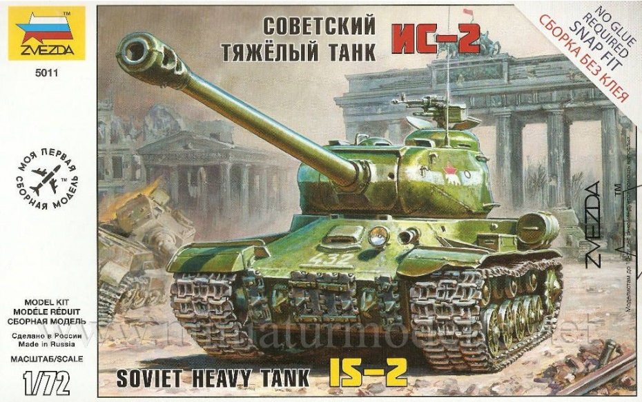 Soviet Heavy Tank IS-2 Stalin - ZVEZDA 1/72