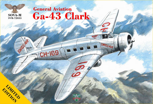 General Aviation Ga-43 Clark (Swissair) - SOVA-M 1/72