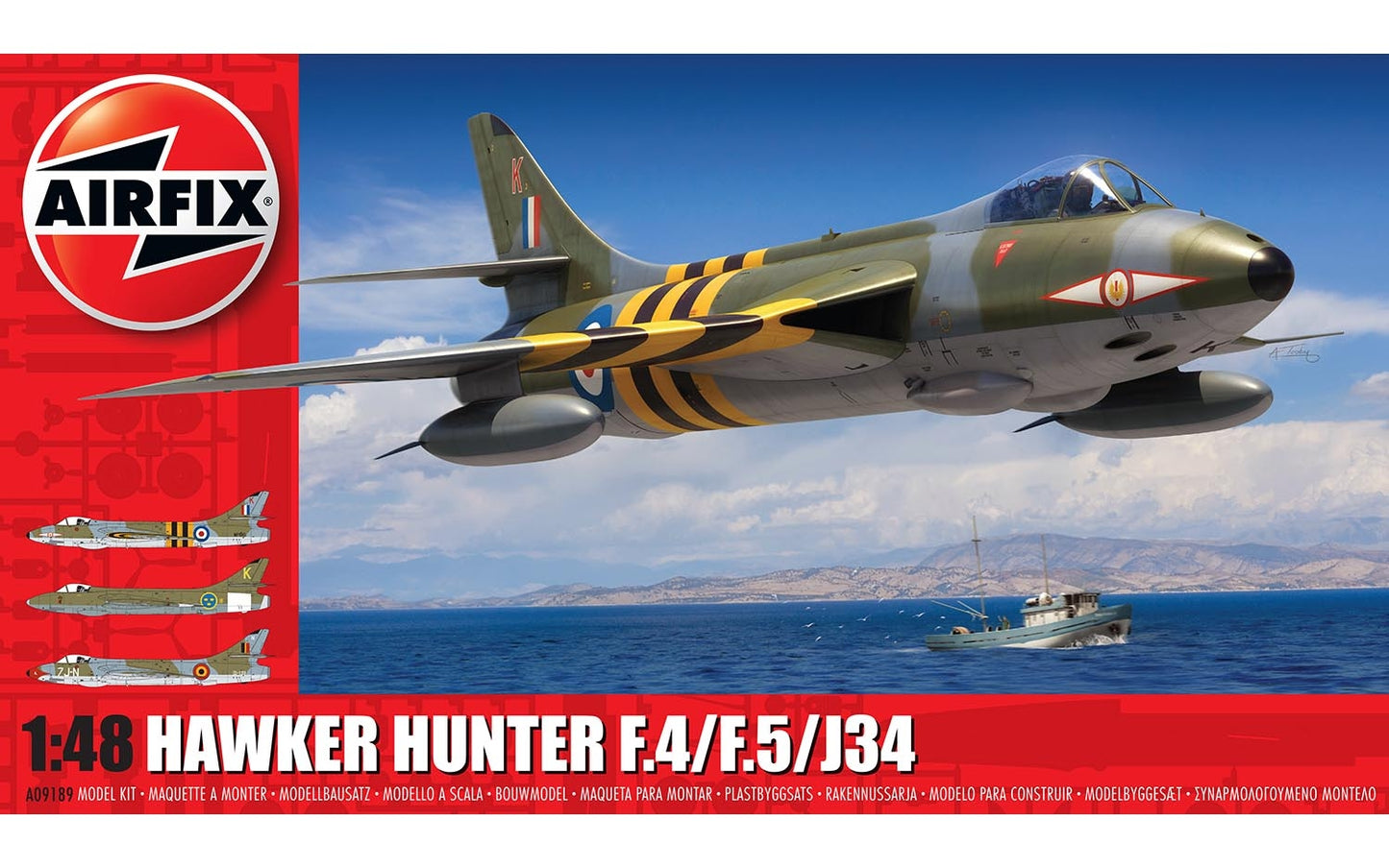 Hawker Hunter F.4/F.5/J34 - AIRFIX 1/48