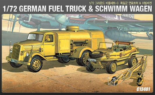 German Fuel Truck & Schwimmwagen - ACADEMY 1/72